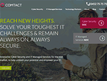 Tablet Screenshot of comtact.co.uk